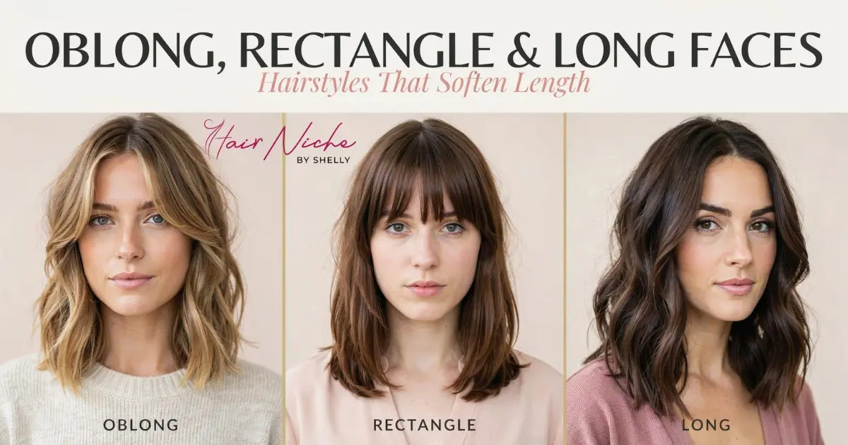 Oblong, Rectangle & Long Faces: Hairstyles That Soften Length
