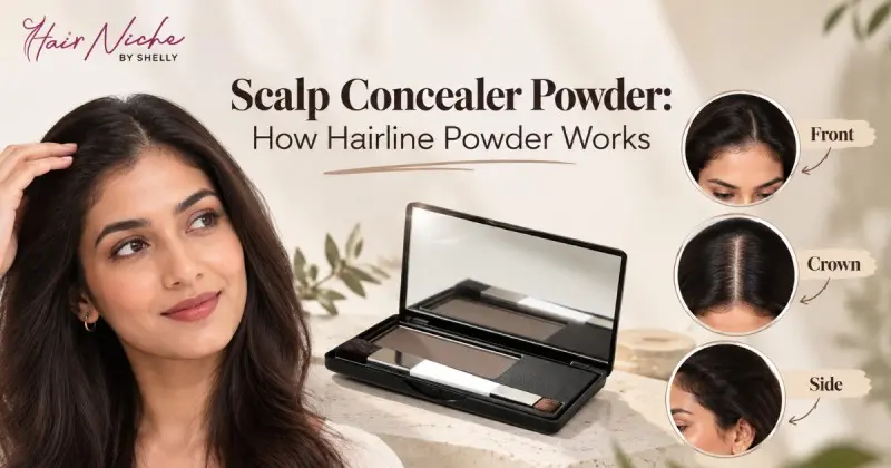 Scalp Concealer Powder: How Front Hairline Powder Works