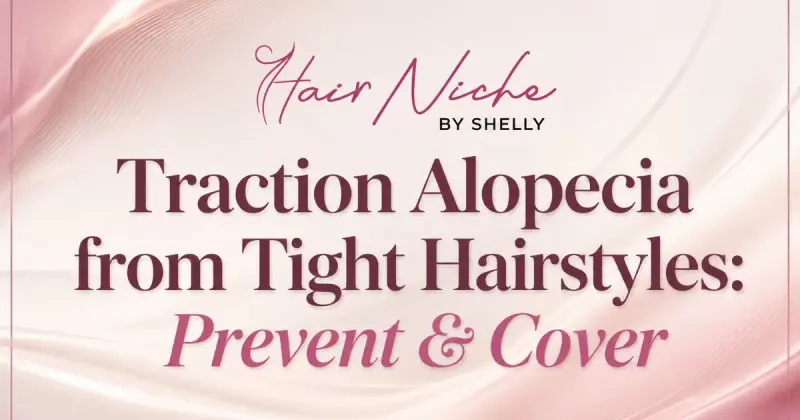 Traction Alopecia from Tight Hairstyles: Prevent & Cover