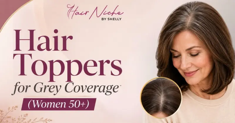 Hair Toppers for Grey Coverage (Women 50+)