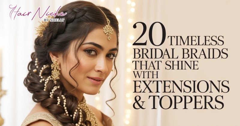 20 Timeless Bridal Braids That Shine with Extensions & Toppers