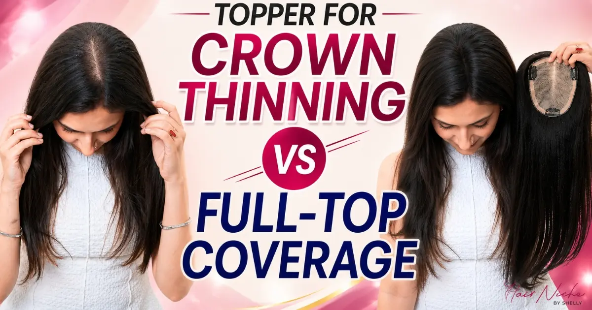 Topper for Crown Thinning vs Full-Top Coverage