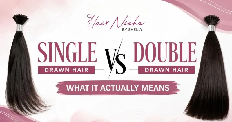 Single vs Double Drawn Hair: What It Actually Means