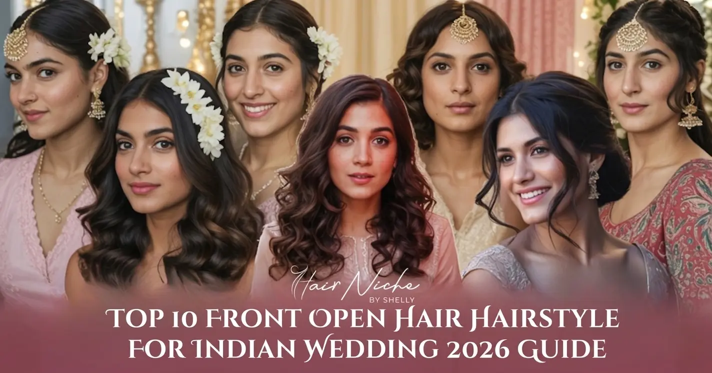 Top 10 Front-Open Hairstyles for Indian Wedding | 2026 Guide