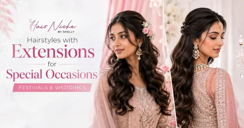 Hairstyles with Extensions for Special Occasions (Festivals & Weddings)