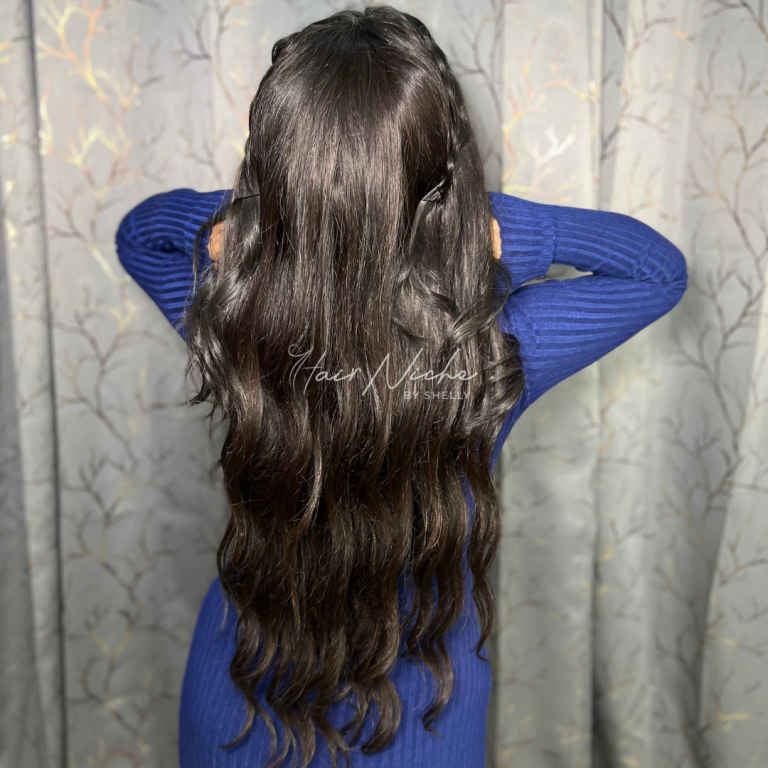 Half Head Wig (Natural Black)