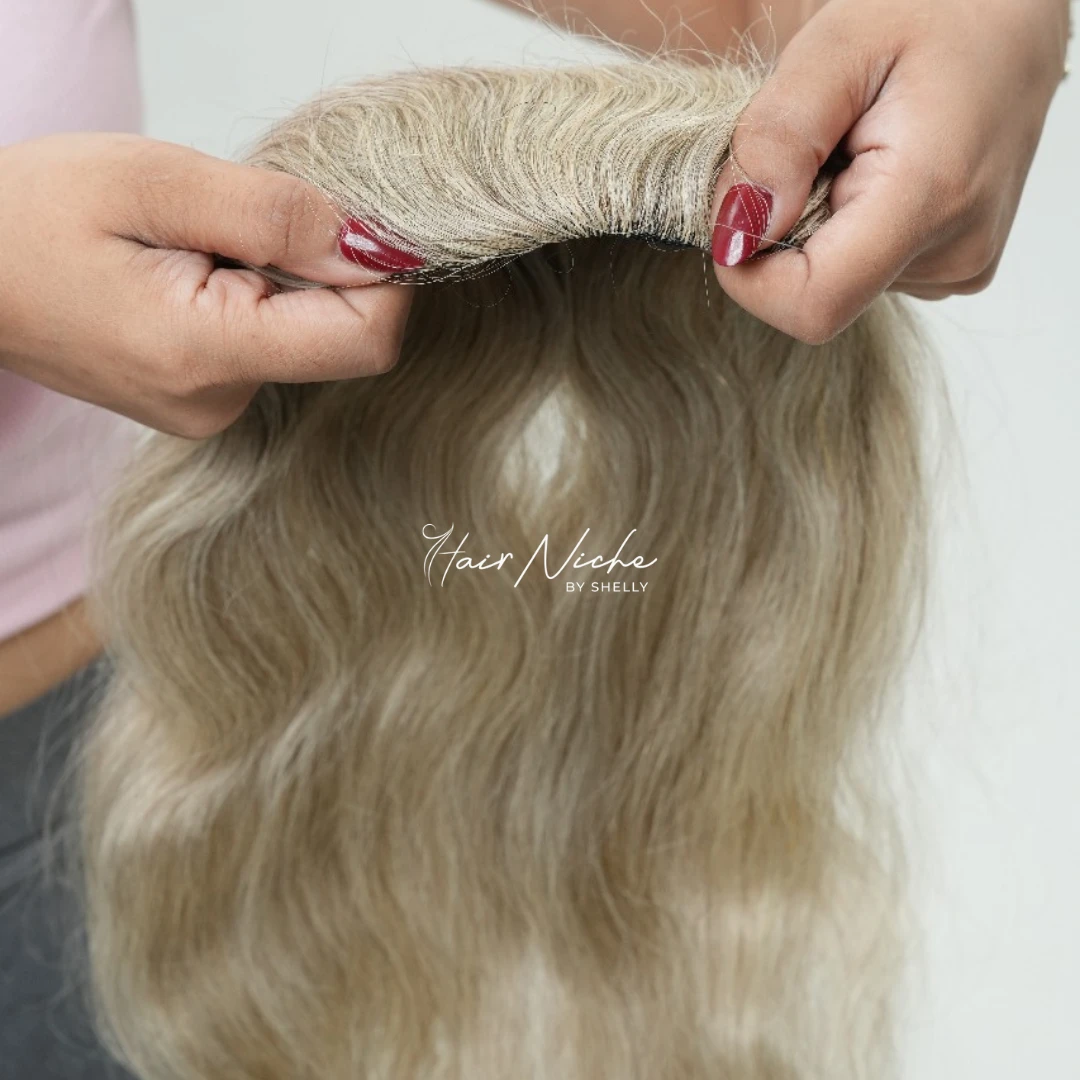 Snow White Backcomb Hair Topper