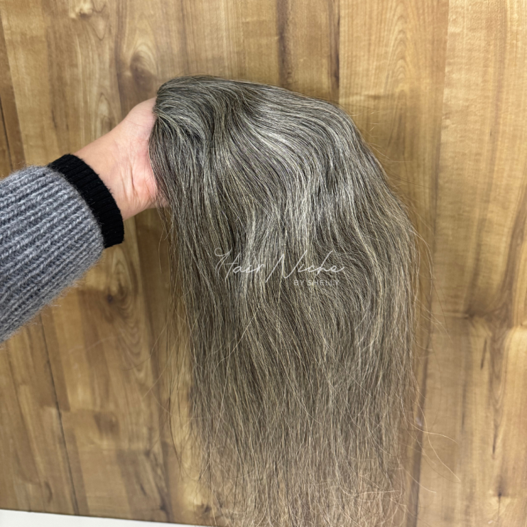 Grey Blend Volume Topper (Luxury Lace Base)