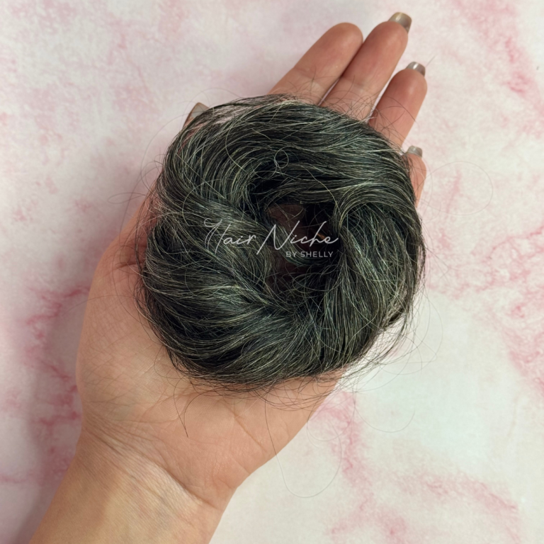 Grey Blend Donut Scrunchie