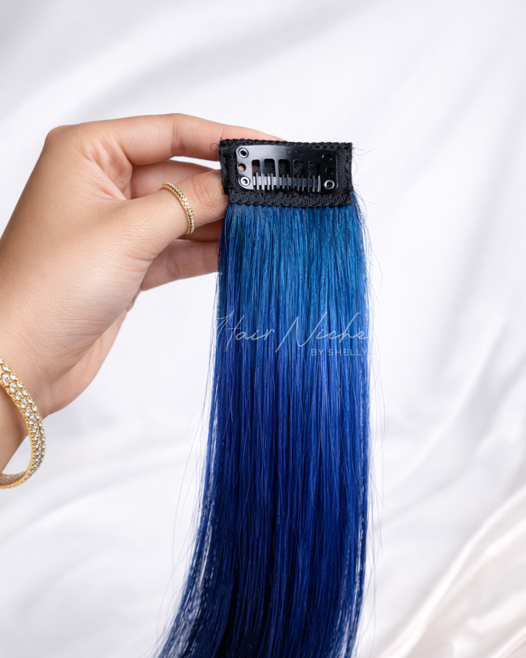 Single Clip Streak (Dirty Blue)