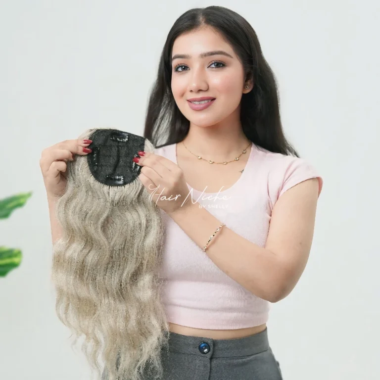 Snow White Backcomb Hair Topper