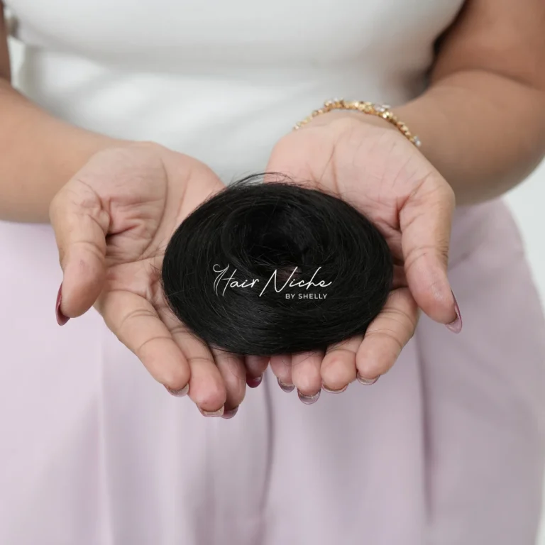 Donut Scrunchie (Natural Black)