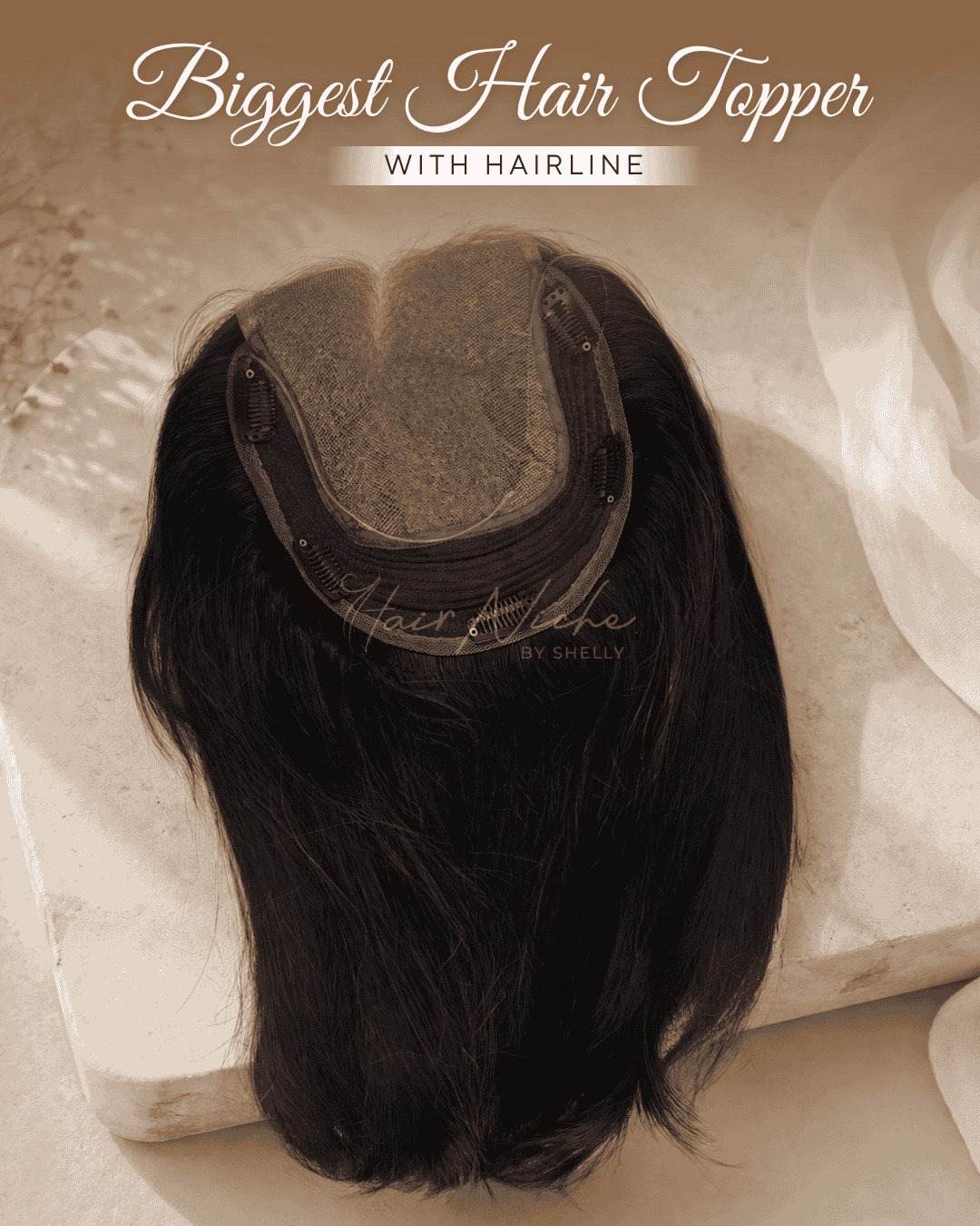 Biggest Hair Topper with Hairline - 8x8 - HD Lace