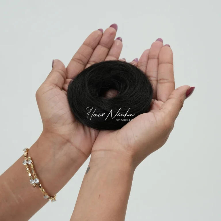 Donut Scrunchie (Natural Black)