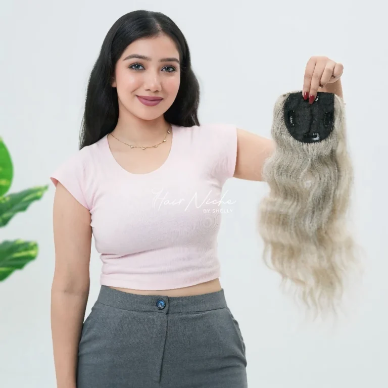 Snow White Backcomb Hair Topper