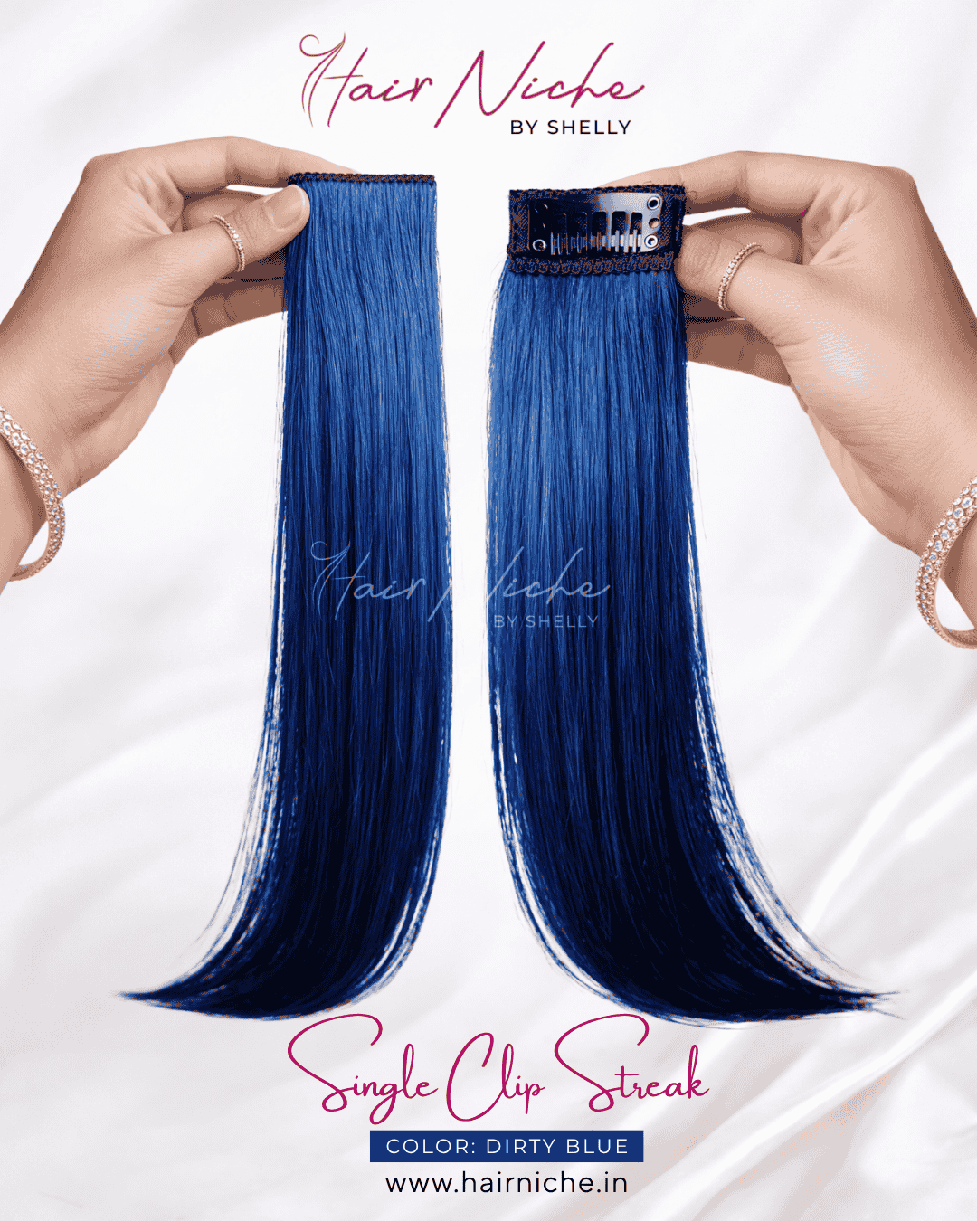 Single Clip Streak (Dirty Blue)