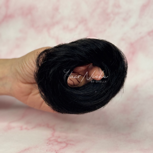 Donut Scrunchie (Natural Black)