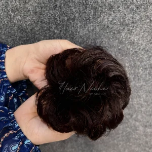 Medium Dense Messy Bun (Natural Brown)