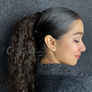 String Pony Tail (Natural Black)