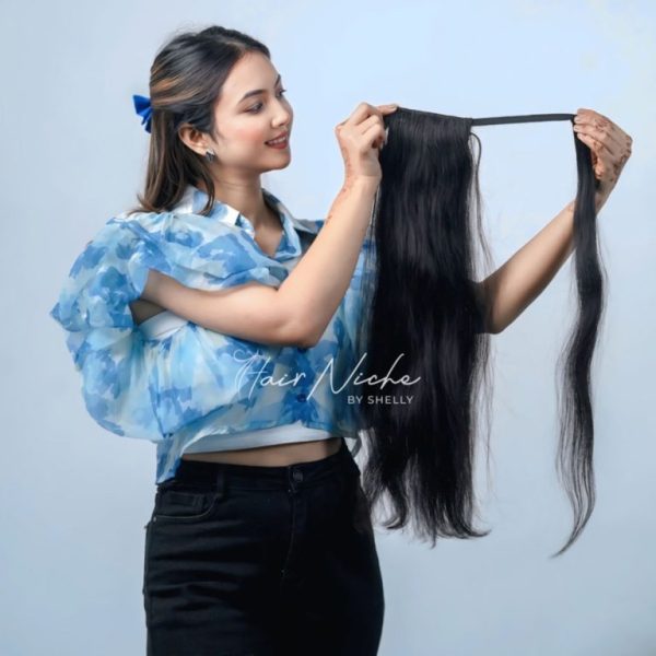 Wrap Pony Tail (Natural Brown)