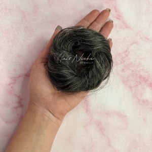 Grey Blend Donut Scrunchie