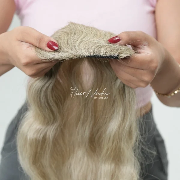 Snow White Backcomb Hair Topper