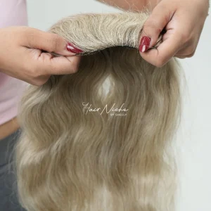 Snow White Backcomb Hair Topper