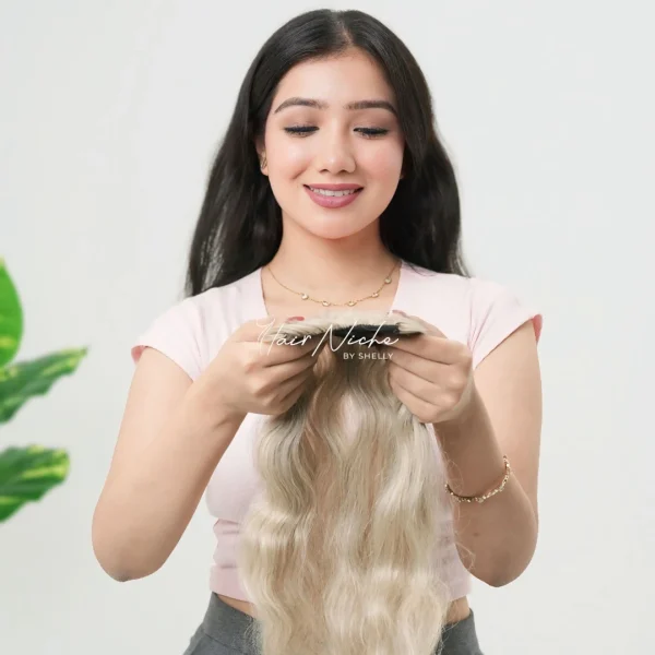 Snow White Backcomb Hair Topper