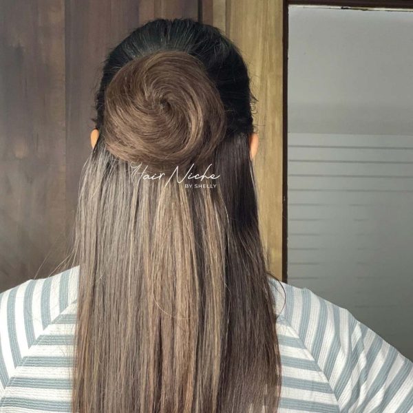 ClipNGO Bun Natural Brown