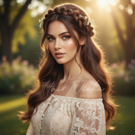 Half-Up Twisted Crown