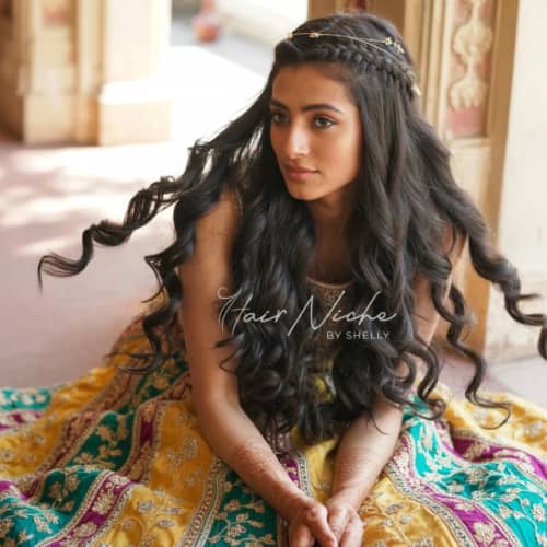Boho Braids with Open Hair