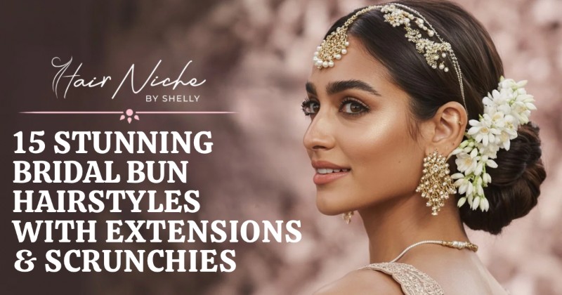 You are currently viewing 15 Stunning Bridal Bun Hairstyles with Extensions & Scrunchies
