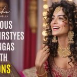 20 Gorgeous Curly Hairstyles for Lehengas Styled with Extensions