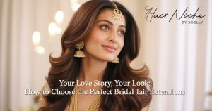 Read more about the article Your Love Story, Your Look: How to Choose the Perfect Bridal Hair Extensions