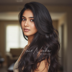 Deep Side Part with Loose Waves