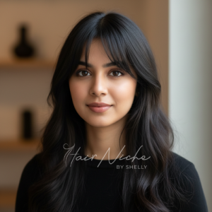 Wispy Bangs for a Lengthening Effect