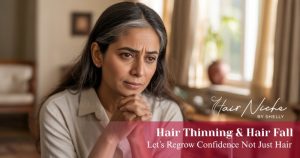 Read more about the article Hair Thinning & Hair Fall: Let’s Regrow Confidence, Not Just Hair