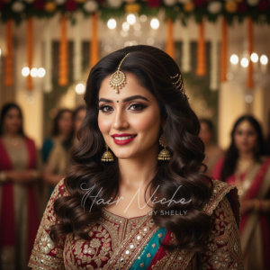 Soft Curls with Front Open Waves