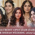 Top 10 Front-Open Hairstyles for Indian Wedding | 2025 Guide