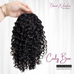 Curly Bun Natural Black